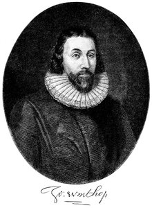 John Winthrop, colonizador puritano inglês na América, século XVII c1880 de Unbekannt