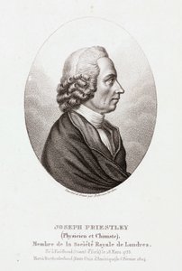 Joseph Priestley, teólogo e químico anglo-americano, c 1780 de Unbekannt