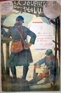 Dia cabeludo 25 e 26 de dezembro de 1915, cartaz francês da Primeira Guerra Mundial, 1915 de Unbekannt