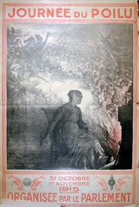 Hairy Day, 31 de outubro a 1 de novembro de 1915, poster da Primeira Guerra Mundial francesa, 1915 de Unbekannt