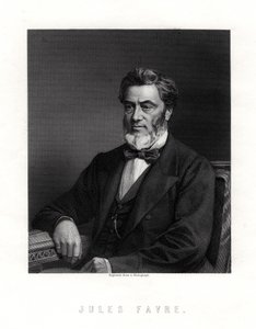 Jules Claude Gabriel Favre, estadista francês, século XIX de Unbekannt