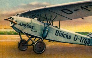 Junkers T 26E avião, 1920, 1932. de Unbekannt