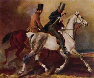 Imperador Wilhelm I 1797-1888 como príncipe da Prússia. - Pintura de Krüger, 1934. de Unbekannt