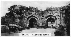 Kashmir Gate, Delhi, Índia, c1925 de Unbekannt