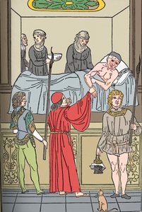 Ketham: Fasciculus Medicinae, Veneza, 1493, The Treatment of Plauge, c1493 de Unbekannt
