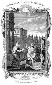 Rei Davi, olhando para Bathsheba, c1804 de Unbekannt