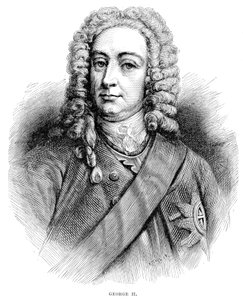 Rei George II 1683-1760 Rei da Grã-Bretanha e Irlanda e Eleitor de Hannover desde 1727 de Unbekannt