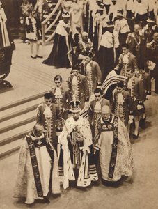 O rei George VI deixa a abadia, 12 de maio de 1937 de Unbekannt