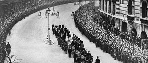 Procissão fúnebre do rei George Vs, Londres, janeiro de 1936 de Unbekannt