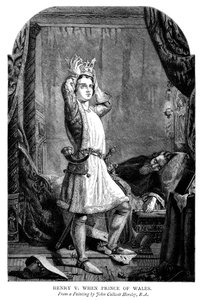 Rei Henrique V 1387-1422 quando ele era o Príncipe de Gales de Unbekannt