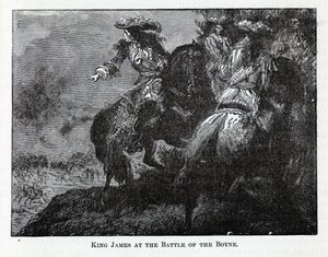 Rei James na batalha de Boyne, 1882 de Unbekannt