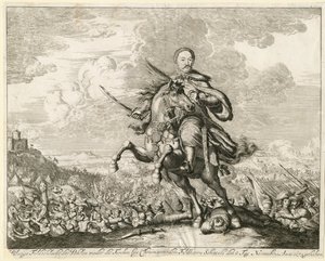 Rei João III Sobieski na Batalha de Khotyn em 11 de novembro de 1673, 1673 de Unbekannt