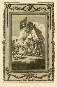 Rei João assinando Magna Charta, 5 de junho de 1215, 1783. de Unbekannt