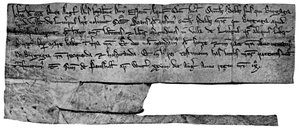 Carta do rei Johns, 1207 1910 de Unbekannt