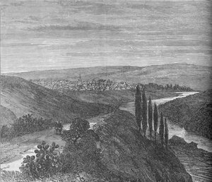 King Williams Town, perto do aqueduto, c1880 de Unbekannt