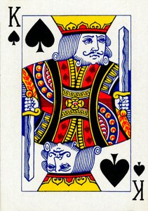 Rei de espadas de um baralho de cartas de baralho Goodall & Son Ltd., c1940 de Unbekannt