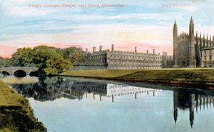 Kings College, Kings College Chapel e Clare College, Cambridge, início do século XX de Unbekannt