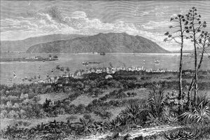 Porto de Kingston, Jamaica, c1880 de Unbekannt