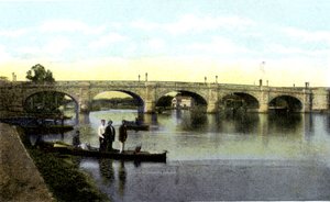 Kingston upon Thames Bridge, Londres, século 20 de Unbekannt