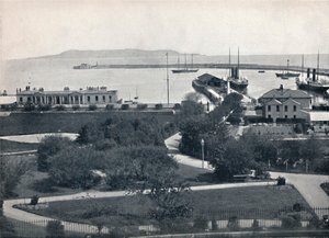 Kingstown - Vista Geral do Porto, 1895 de Unbekannt