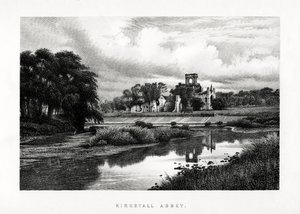 Abadia de Kirkstall, Leeds, Yorkshire, 1896 de Unbekannt