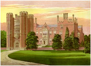 Kirtling Tower, Cambridgeshire, casa da Baronesa Norte, c1880 de Unbekannt