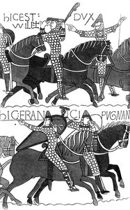 Cavaleiros de Duc Guillaume, c1070 1849 de Unbekannt