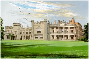Knowsley Hall, Lancashire, casa do Conde de Derby, c1880 de Unbekannt