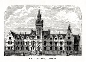 Knox College, Toronto, Ontário, Canadá, século XIX de Unbekannt