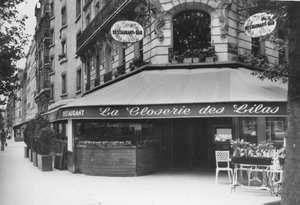 La Closerie des Lilas, Montparnasse. de Unbekannt