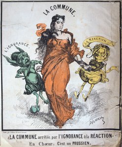 A Comuna presa por Ignorância e Reação, 1871 de Unbekannt