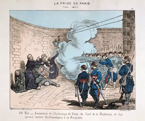 A captura de Paris, 24 de maio de 1871 de Unbekannt