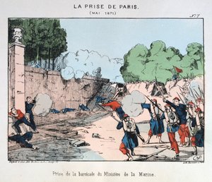 A captura de Paris, maio de 1871 de Unbekannt