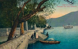 Lago de Como. Entrada para a Villa Carlotta, c1888. de Unbekannt