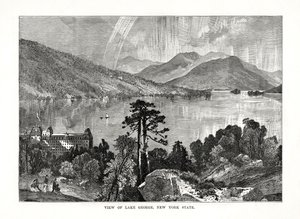 Lake George, Estado de Nova Iorque, EUA, 1877 de Unbekannt