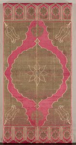 Capa de almofada de seda Lampas, início dos anos 1600. de Unbekannt