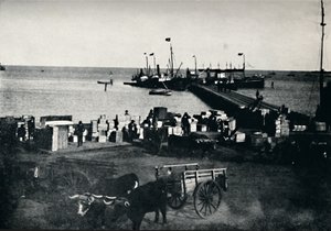 Local de desembarque, Punta Arenas, 1911 de Unbekannt