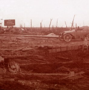 Estação de Langemarck, Flandres, Bélgica, c1914-c1918 de Unbekannt