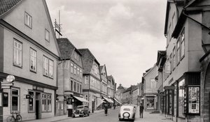 Langestrasse, Buckeburg, Alemanha, c1930s de Unbekannt