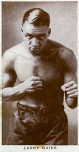 Larry Gains, boxeador canadense, 1938 de Unbekannt