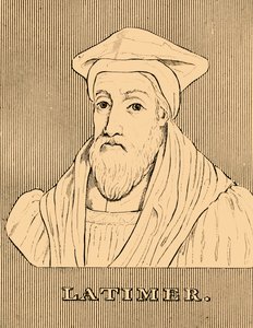 Latimer, c 1487-1555, 1830. de Unbekannt