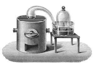 Investigação de Lavoisiers sobre a existência de oxigênio no ar, final do século XVIII, 1894 de Unbekannt