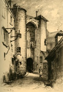 A passagem Des Chénizelles em Laon Aisne, 1903. de Unbekannt