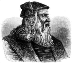 Leonardo da Vinci 1452-1519, século XVI 1849 de Unbekannt