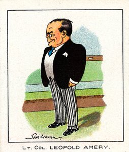 Leopold Charles Maurice Stennett Amery 1873-1955, político conservador inglês, 1929 de Unbekannt