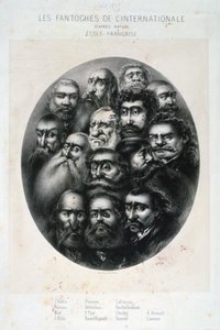 Les Fantoches de L Internationale, caricatura sobre os comunistas. França 19C de Unbekannt