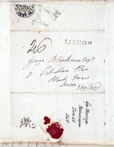 Carta do Capitão J. L. Blackman, Guardas do Coldstream de Unbekannt