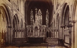 Catedral de Lichfield, Reredos e Altar, 1929. de Unbekannt