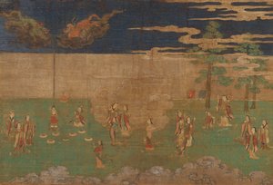 Vida de Buda: O nascimento de Buda, início do século XV. de Unbekannt
