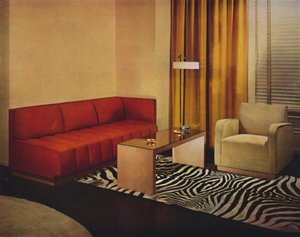 Sala de estar de Walter Dorwin Teague, 1939 de Unbekannt